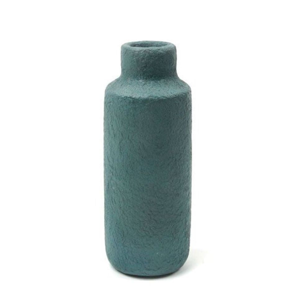Pap Vase Petrol Blue