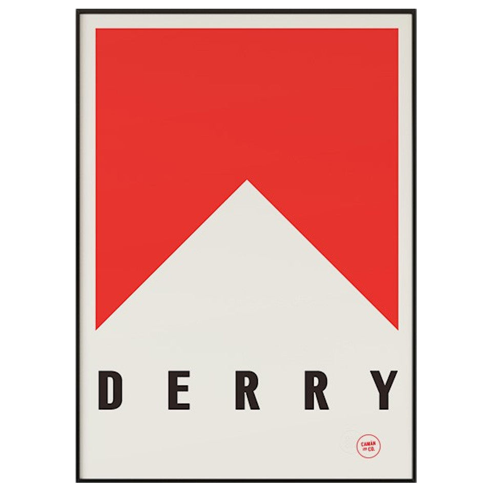 Derry County Series 50 cm x 70 cm print.