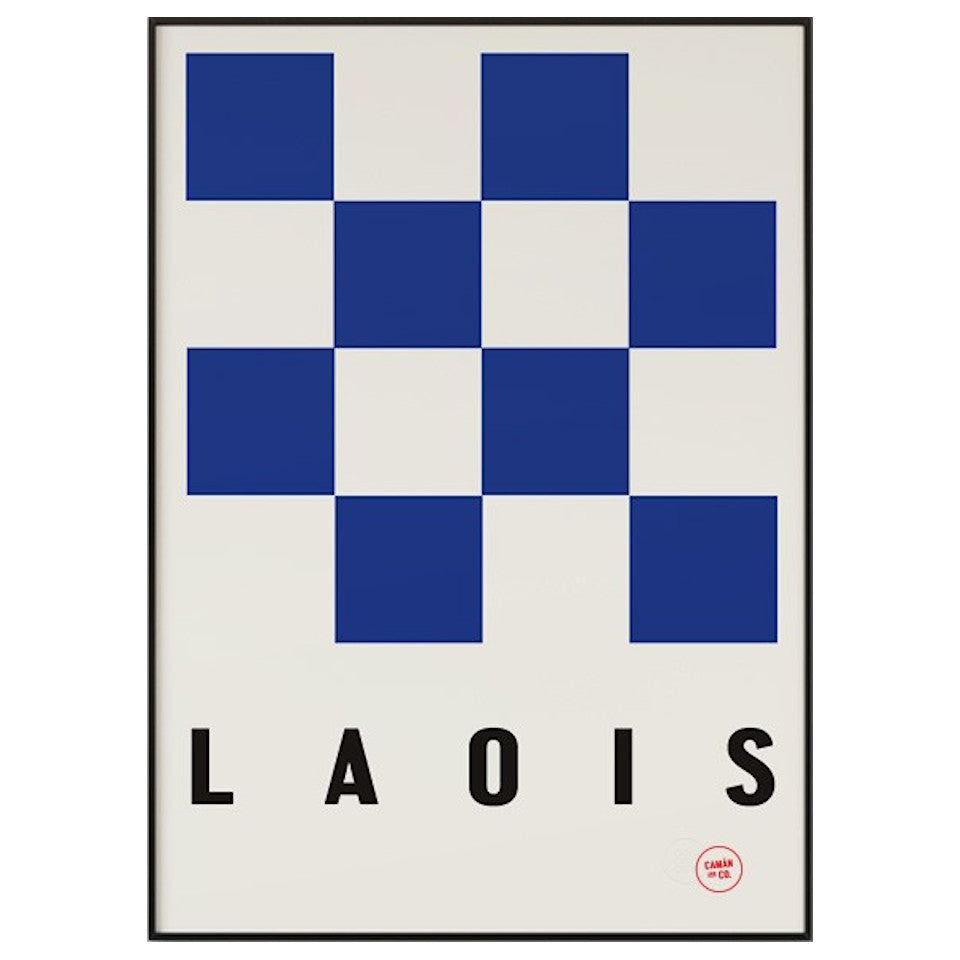 Laois County Series 50 cm x 70 cm print.
