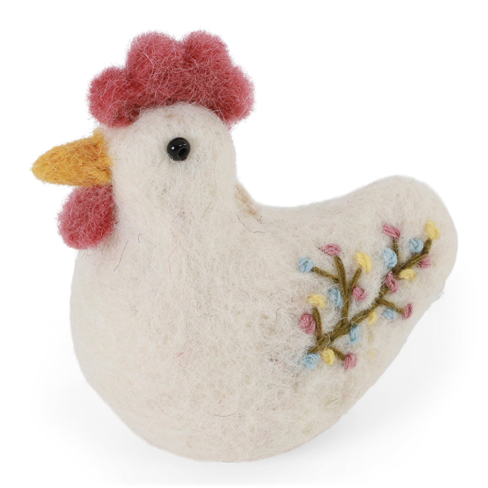 Easter Rooster White