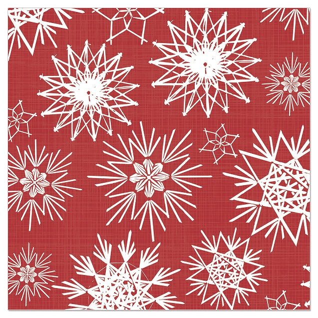 Paper Napkins PK 20 Snowflakes