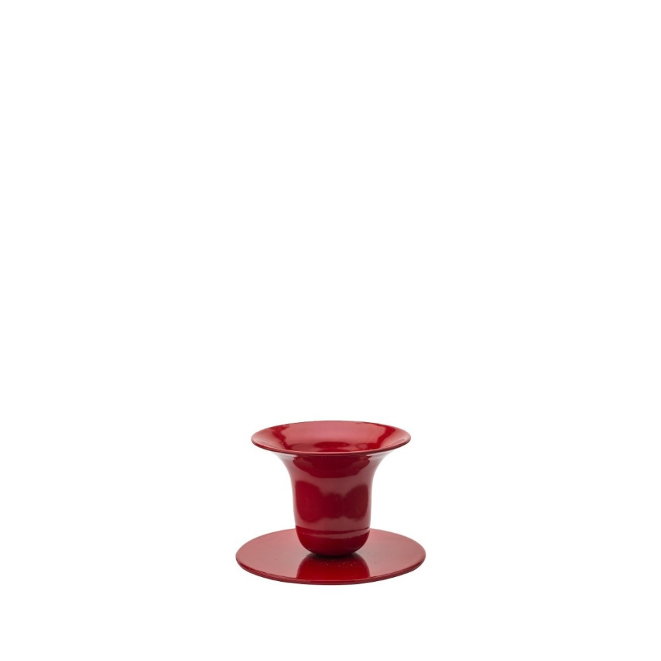 Bell Mini Candlestick - Red