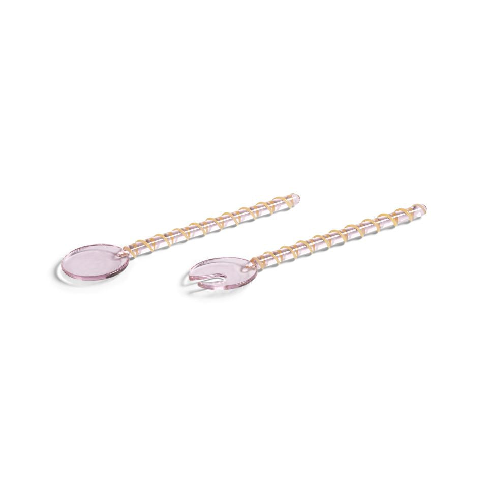 Sling Salad Servers Pink