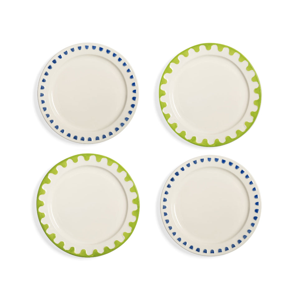 Folk Medium Plate Set 4