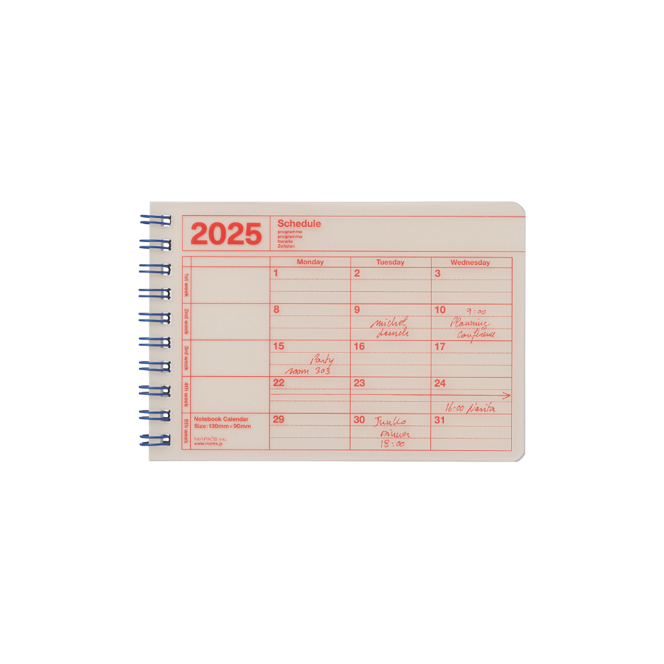 Mark's Notebook Calendar Mini 2026