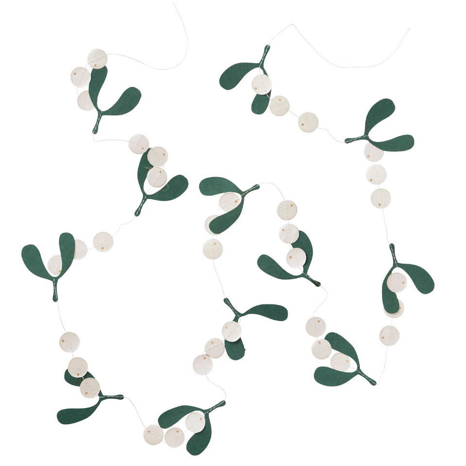 Paper Garland Mistletoe Forest
