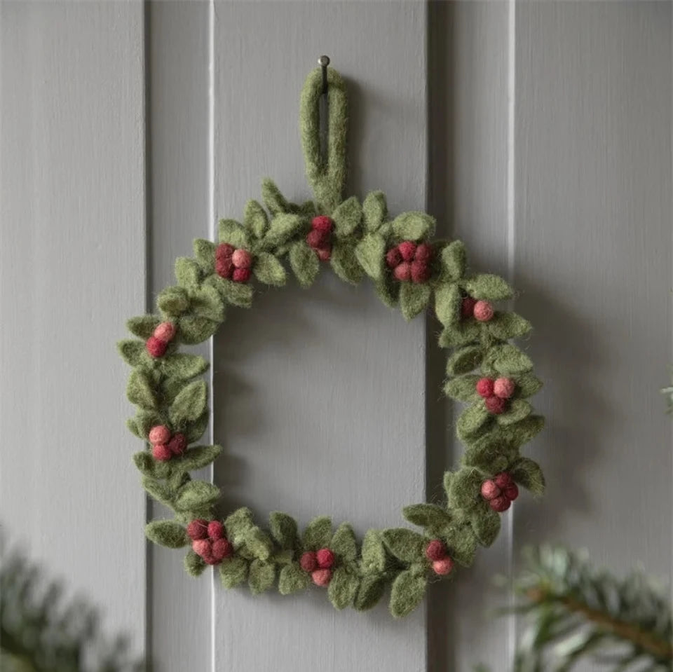 Felt Wreath - Berries