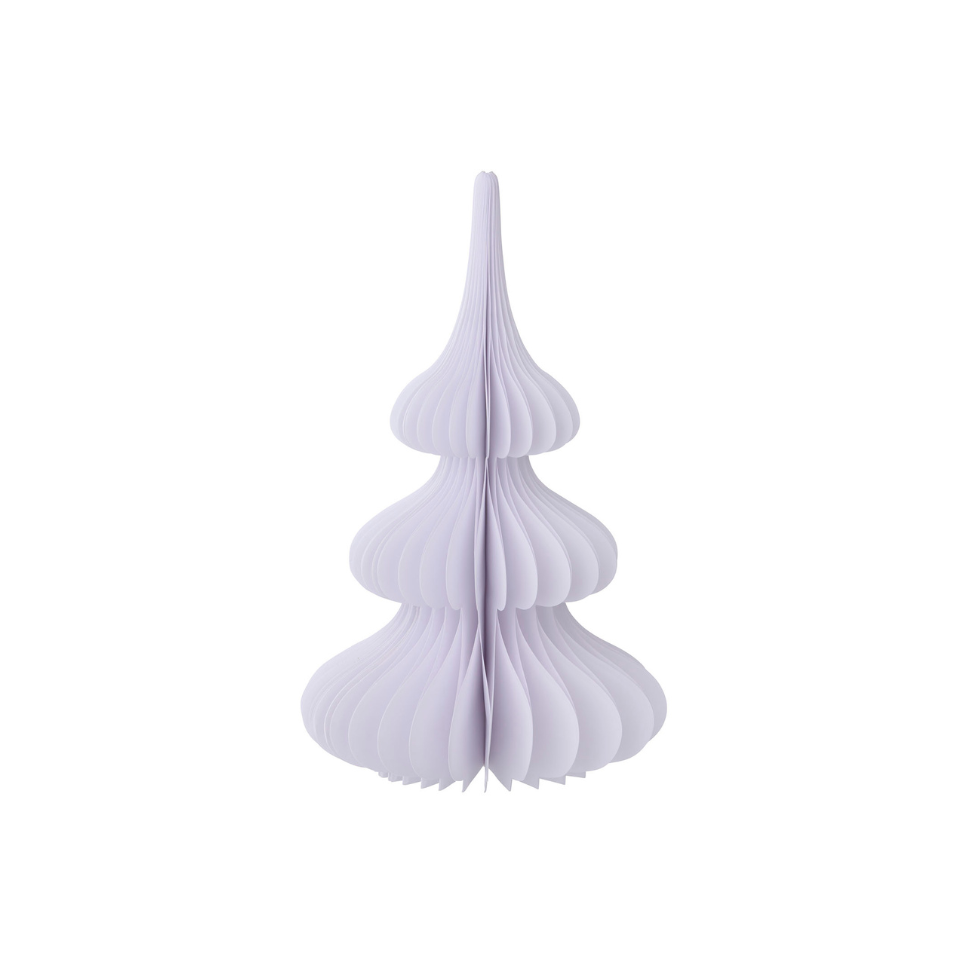 Frost white Paper tree on a white background