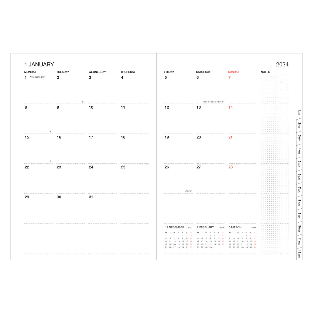Mark's Abstract A6 Diary 2024
