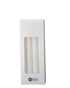 Box 8 candles 20cm Ivory