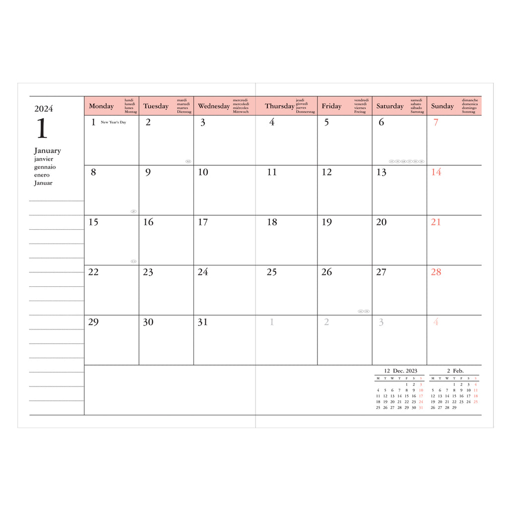 Mark's Gradient A5 Diary 2024