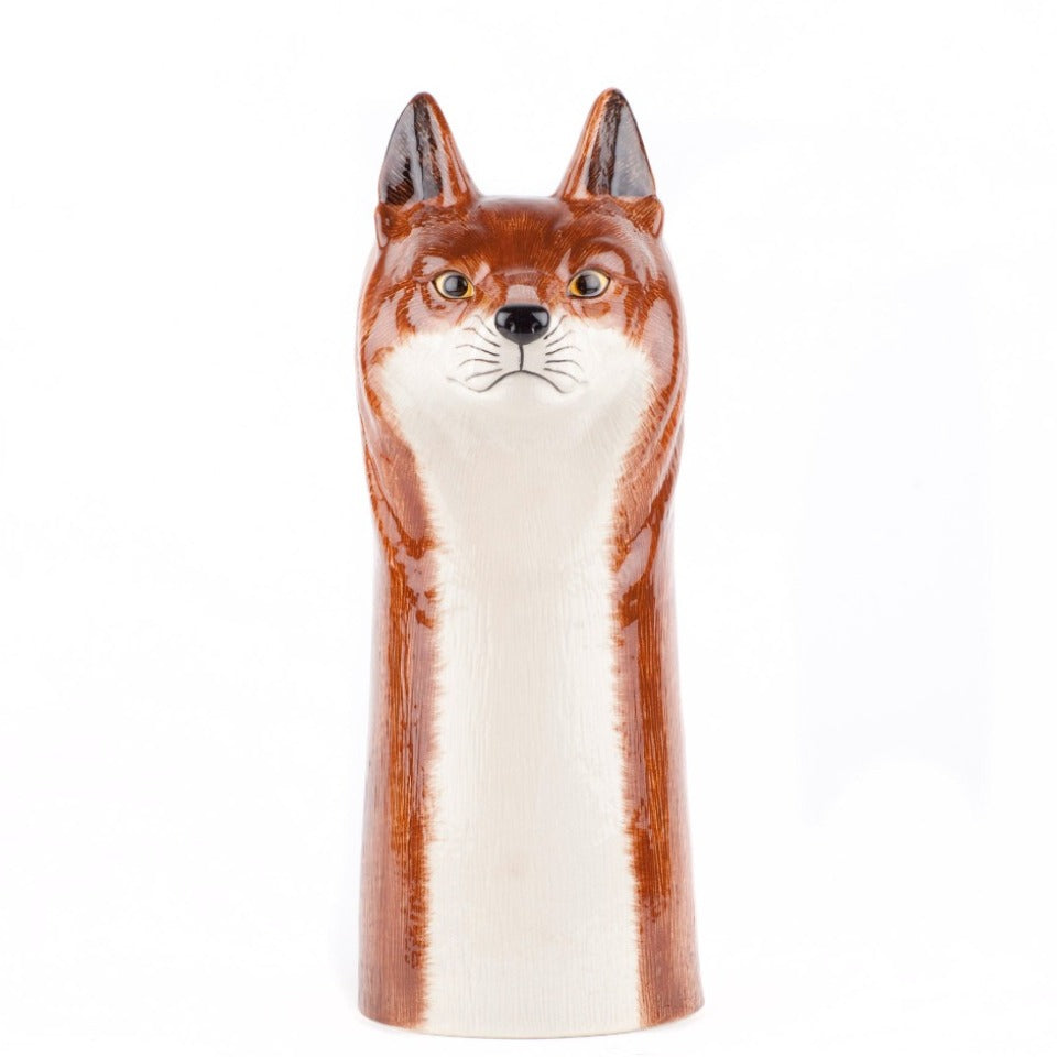 Quail - Fox Vase