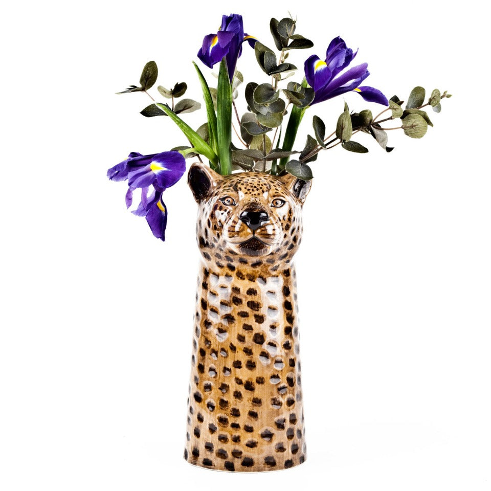 Quail - Leopard Vase