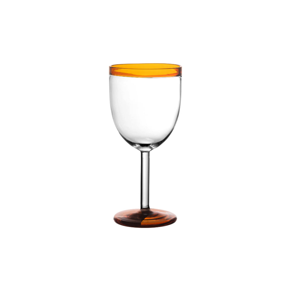 Tarifa Wine Glass Amber