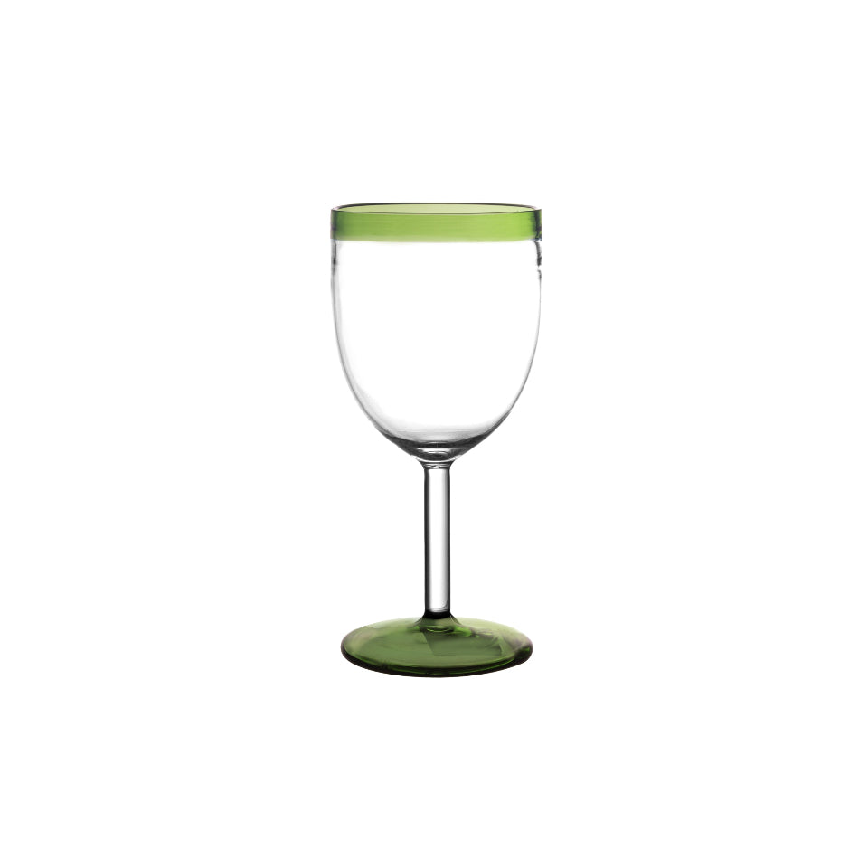 Tarifa Wine Glass Green