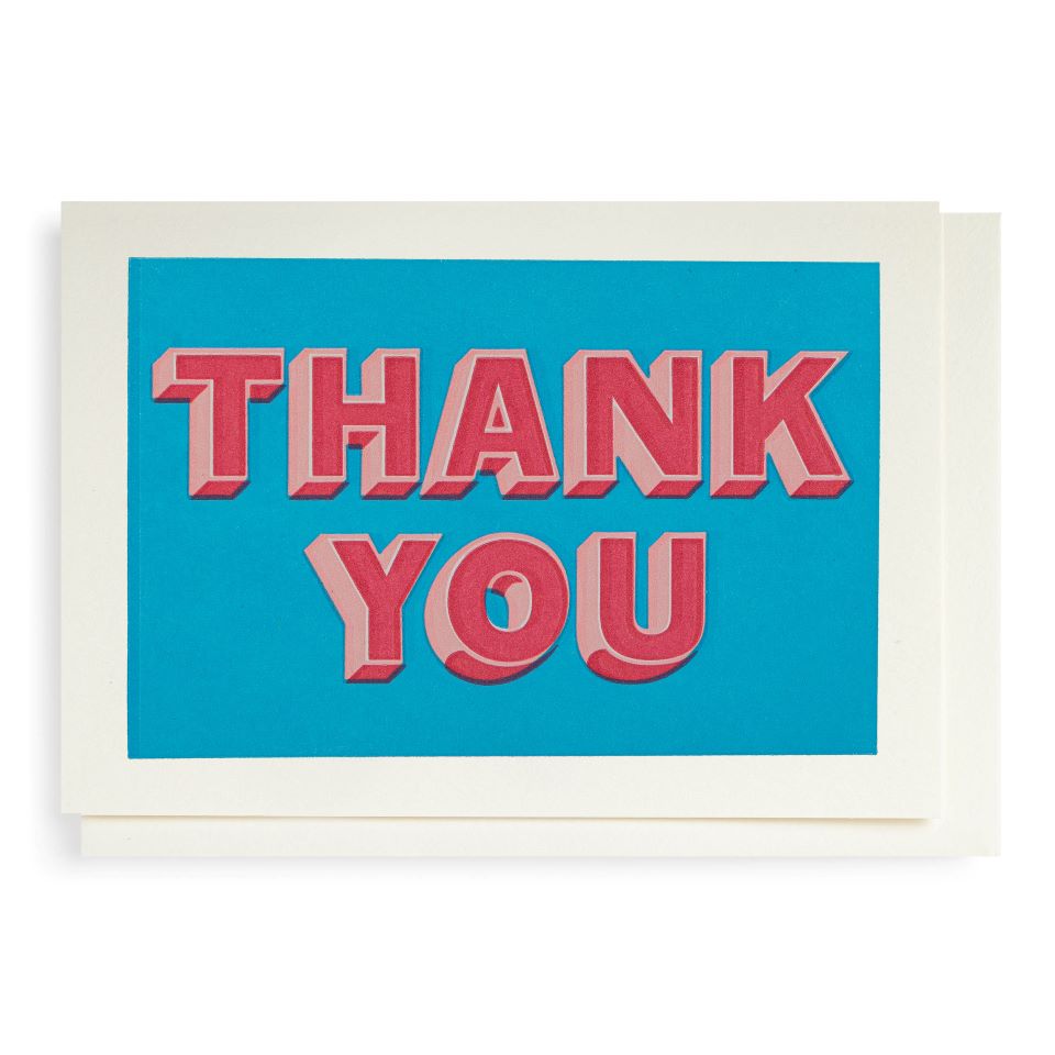 Pack of Five Thank You Mini Cards