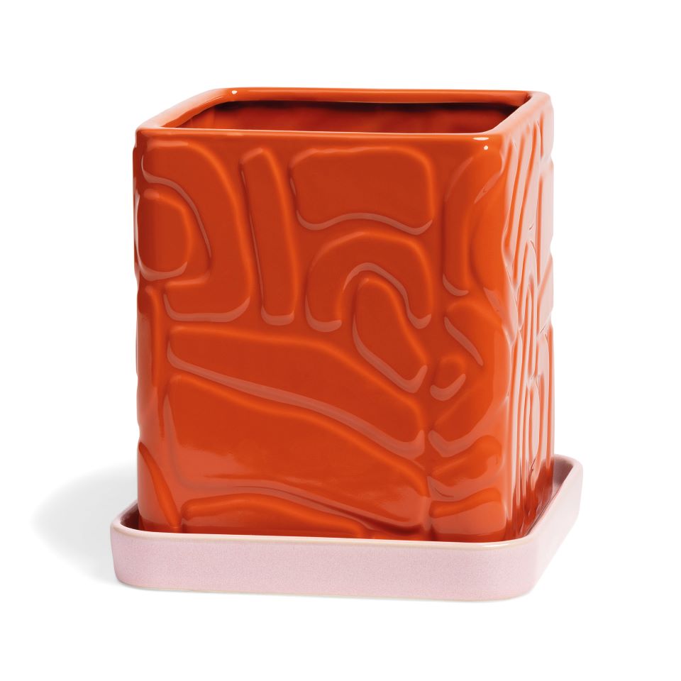 Tribe Plant Pot Large Red