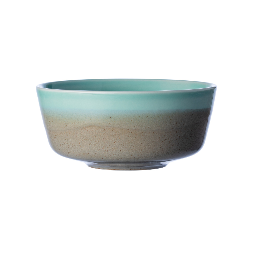 Tuntu Bowl Grey/Turquoise