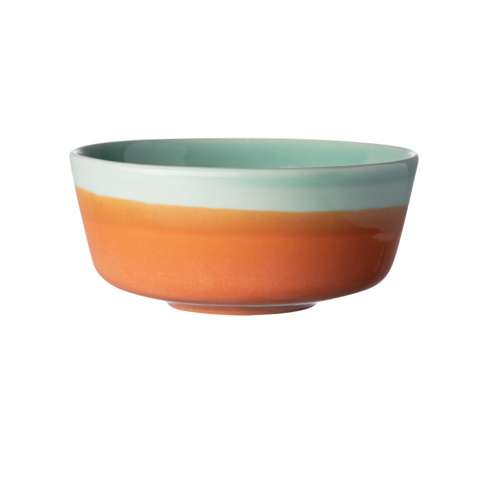 Tuntu Bowl Orange/Turquoise