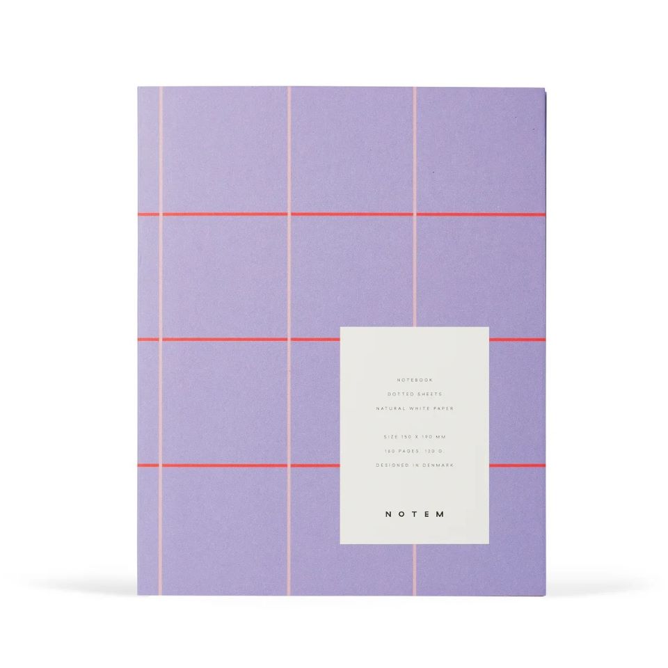 Uma Medium Lay-Flat Notebook Lavender