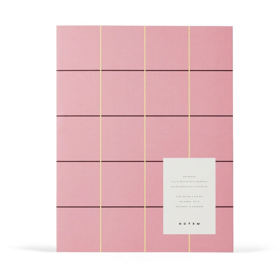 Uma Lay-Flat Notebook Rose