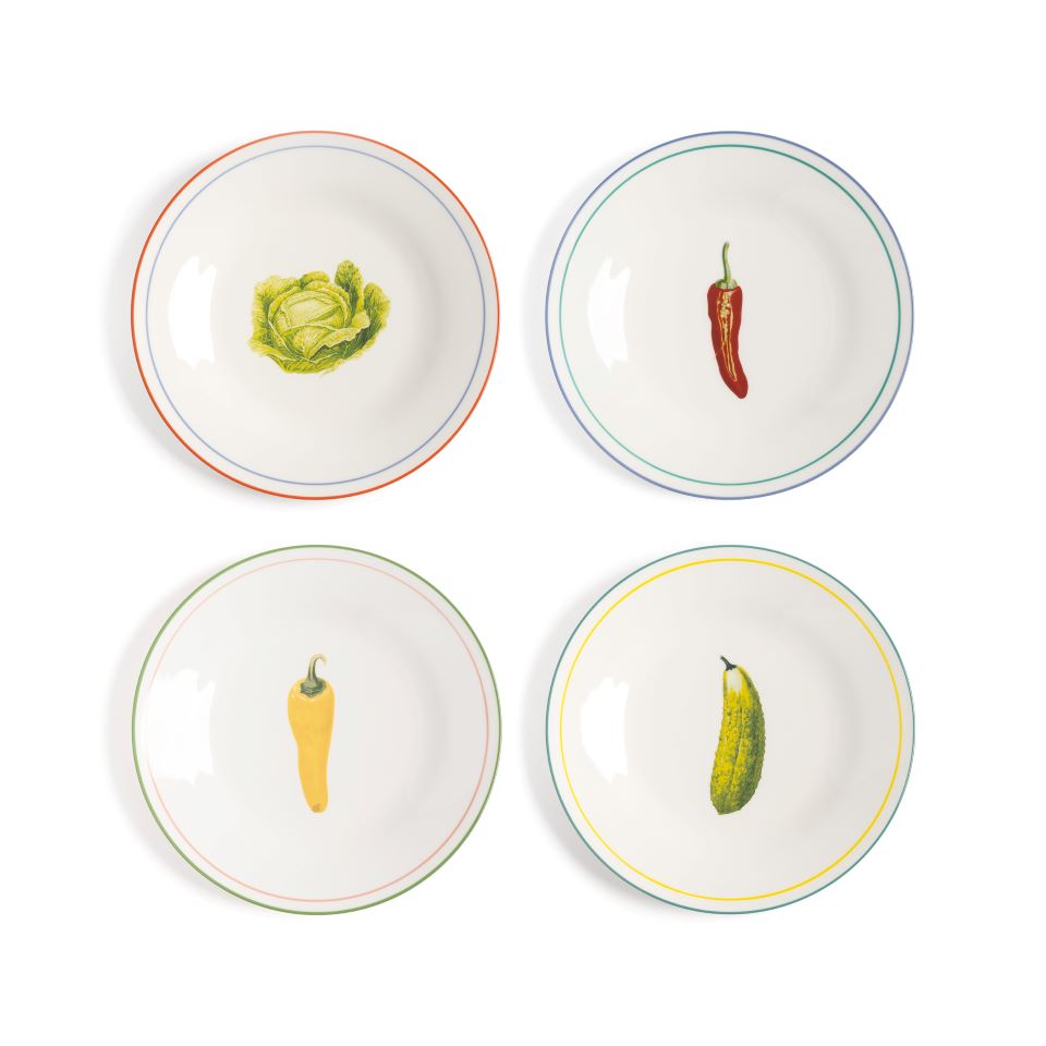 Vegetable Plates Set 4