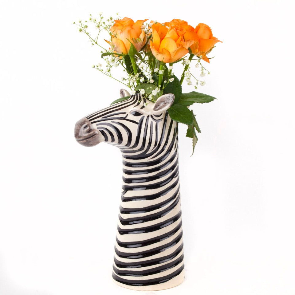 Quail - Zebra Vase