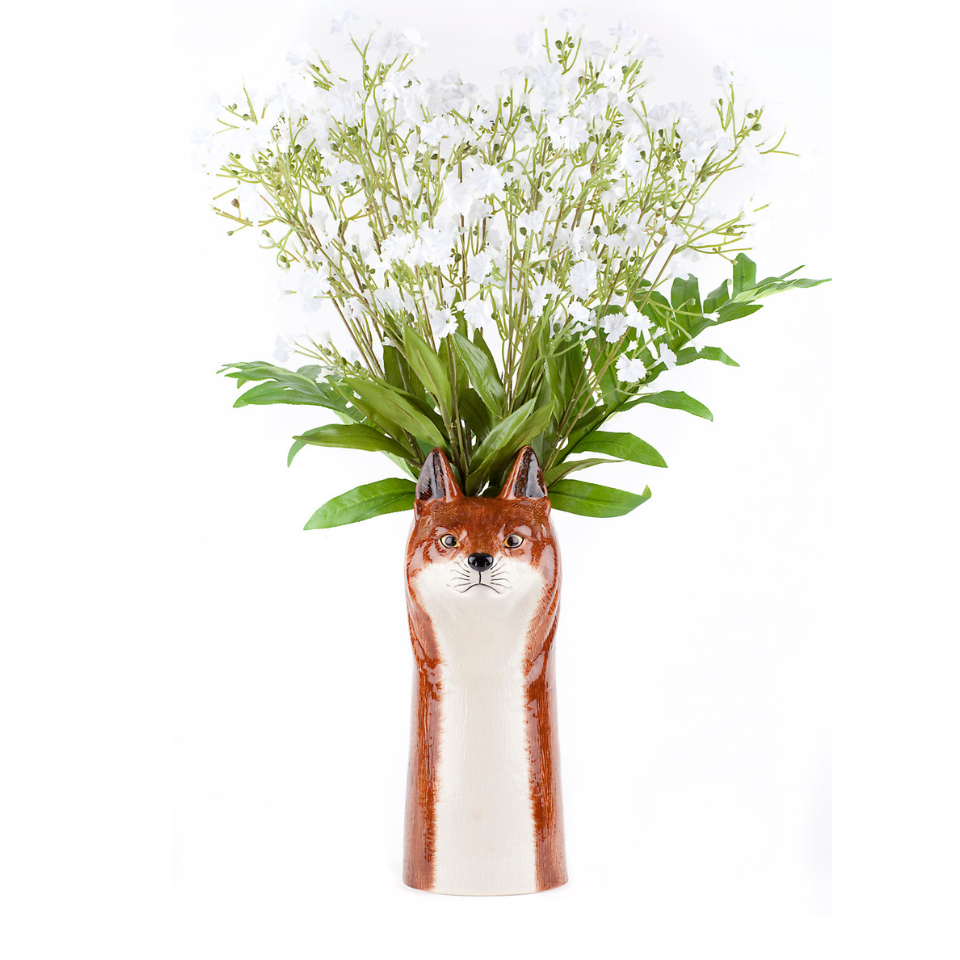 Quail - Fox Vase