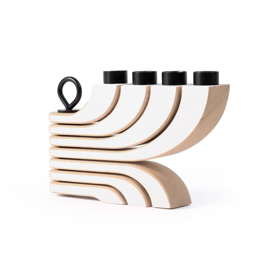 Nordic Light 4-Arm White Candle Holder