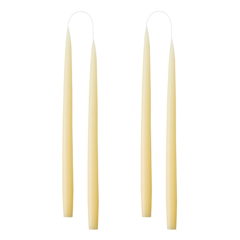 Box of 4 Taper Candles - Ivory