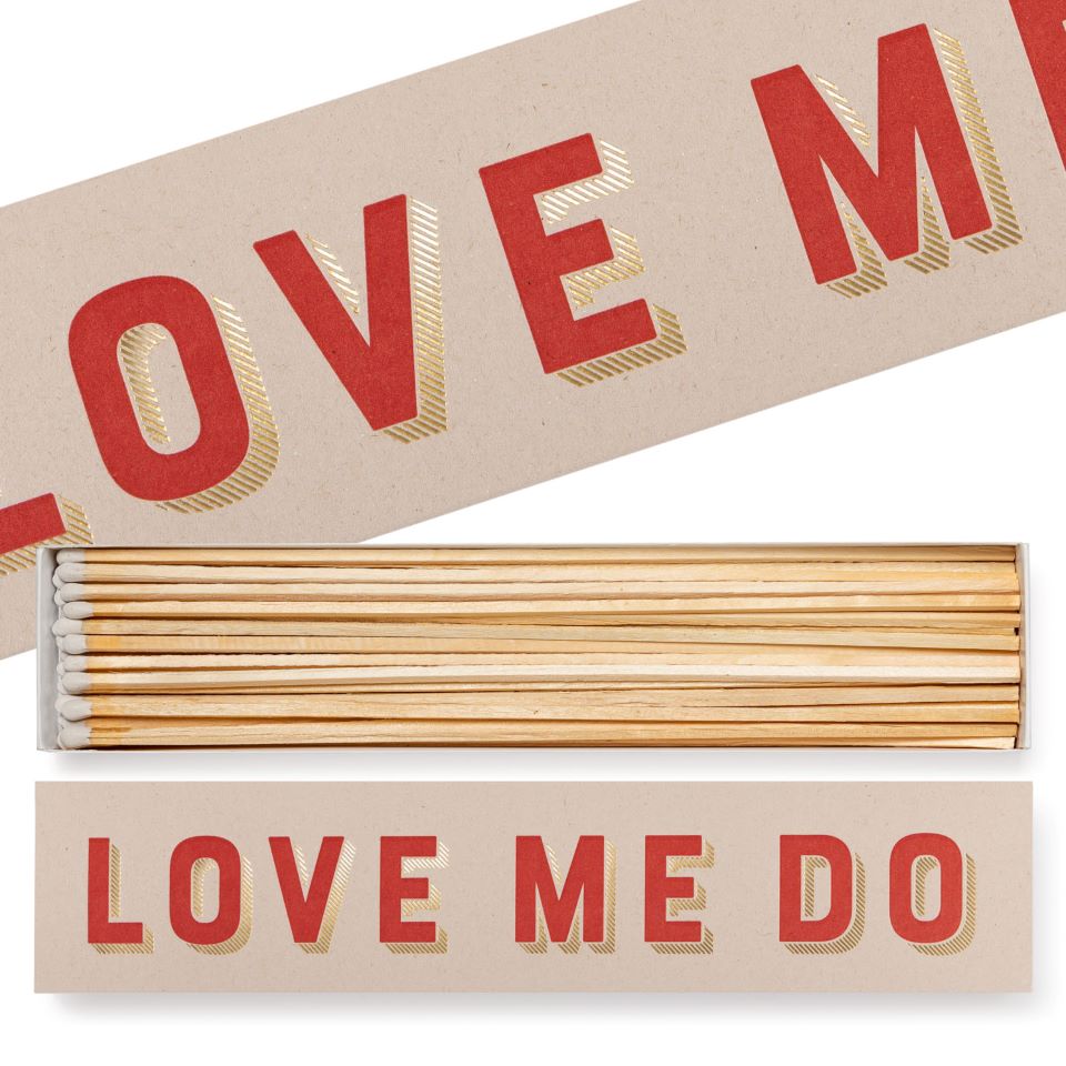 Long Match Box- Love Me Do
