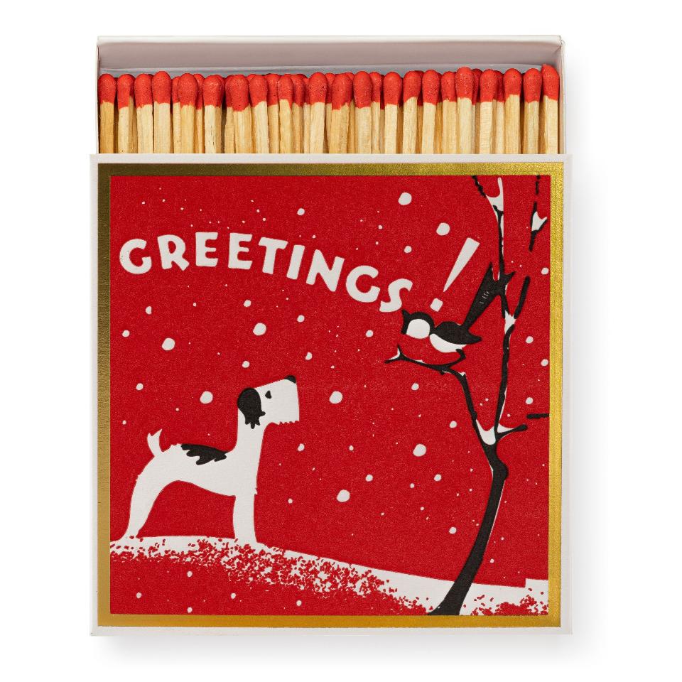 Christmas Match Box - Winter Greetings