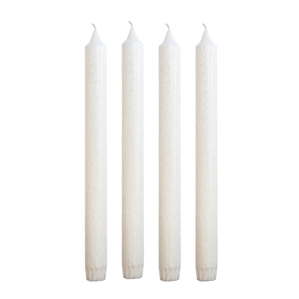 Olive Wax Dinner Candles 25cm Box 4