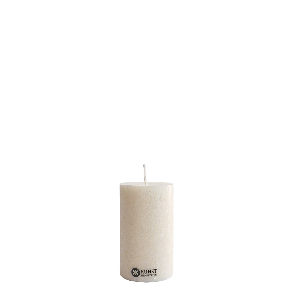 Olive Wax Pillar Candle 10cm Sand