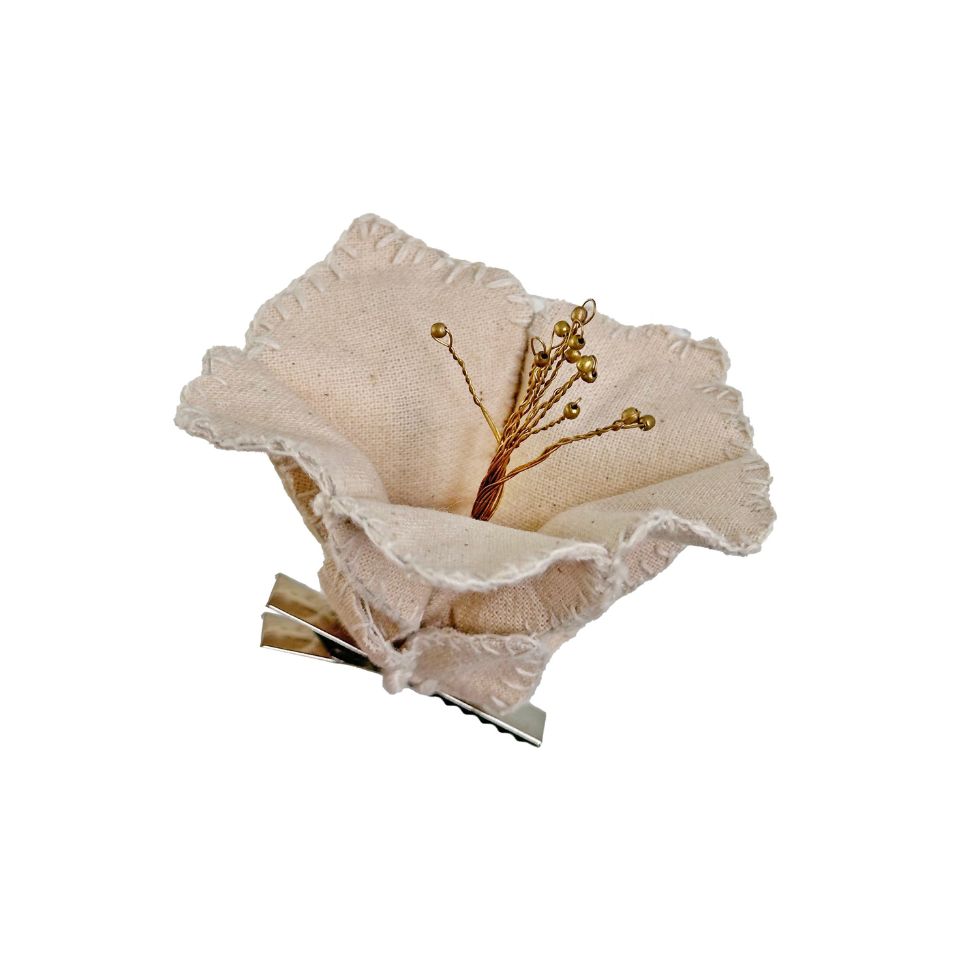 Ornament - Muslin Hibiscus