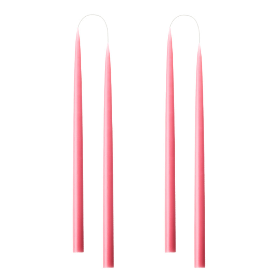 Box of 4 Taper Candles - Pastel Rose
