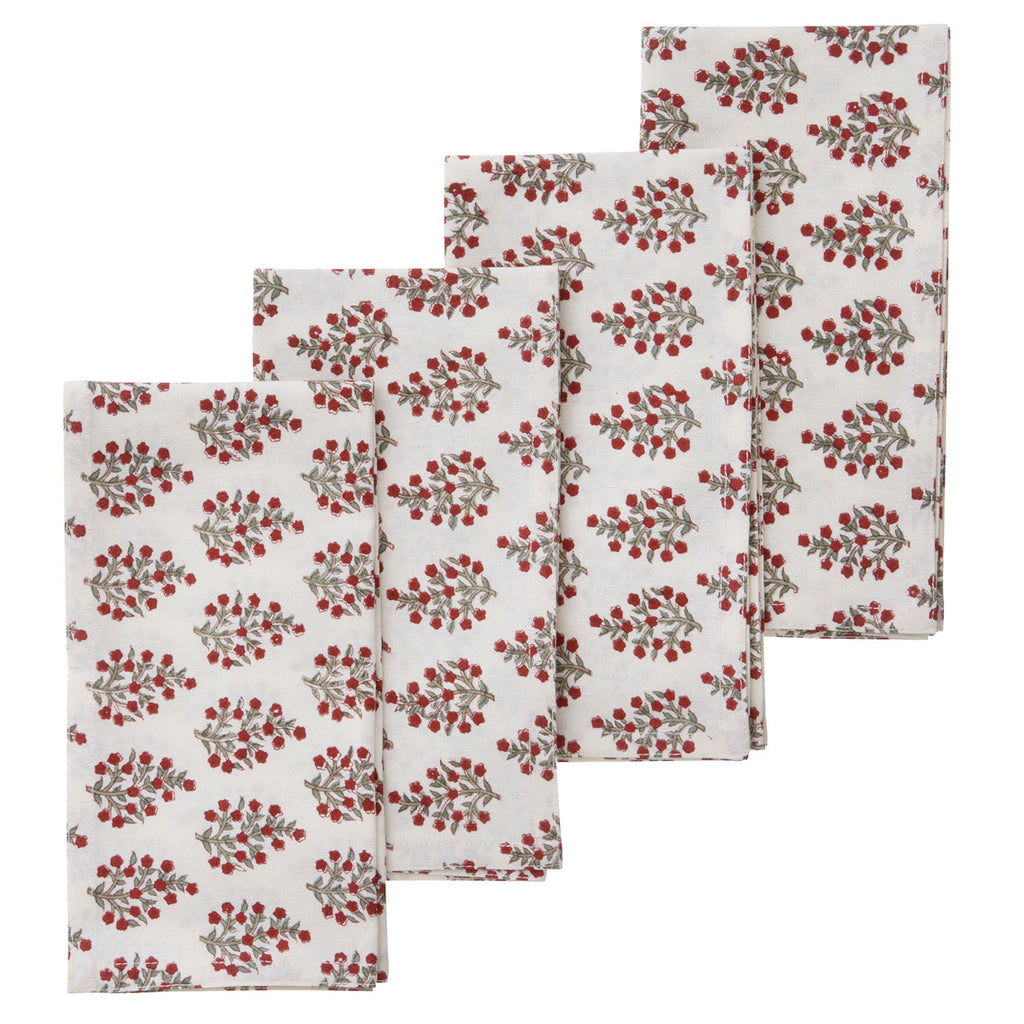 Napkin Samira Scarlet (Set of 4)