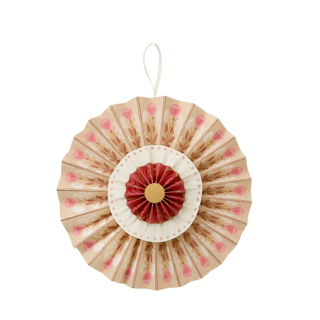 Paper Rosette Cerise