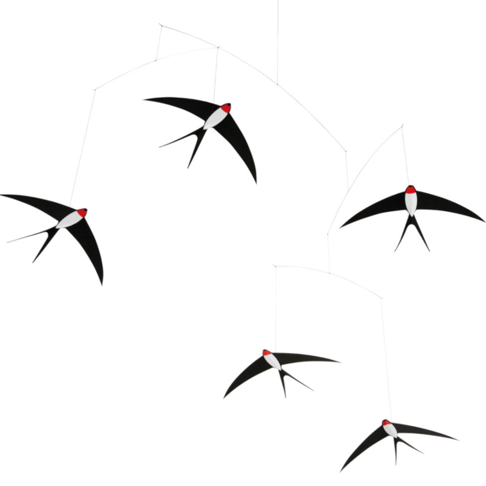 Flensted Five Swallows mobile.