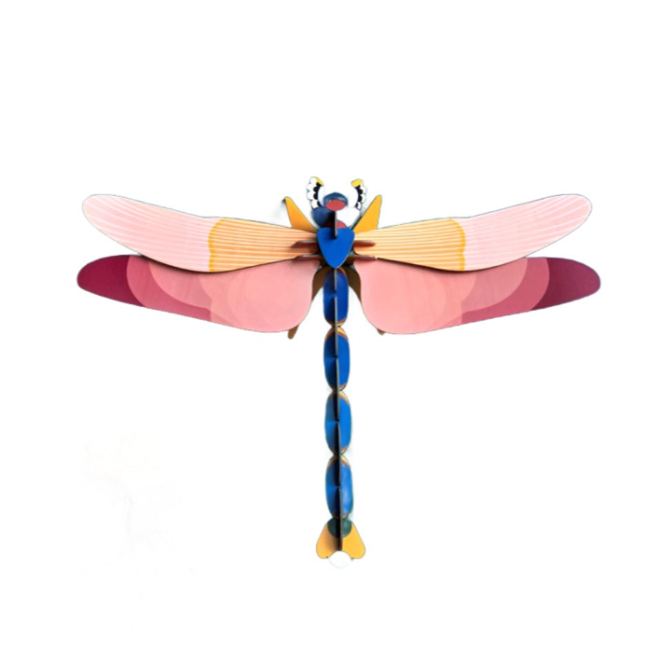Giant Dragonfly Decoration - Pink