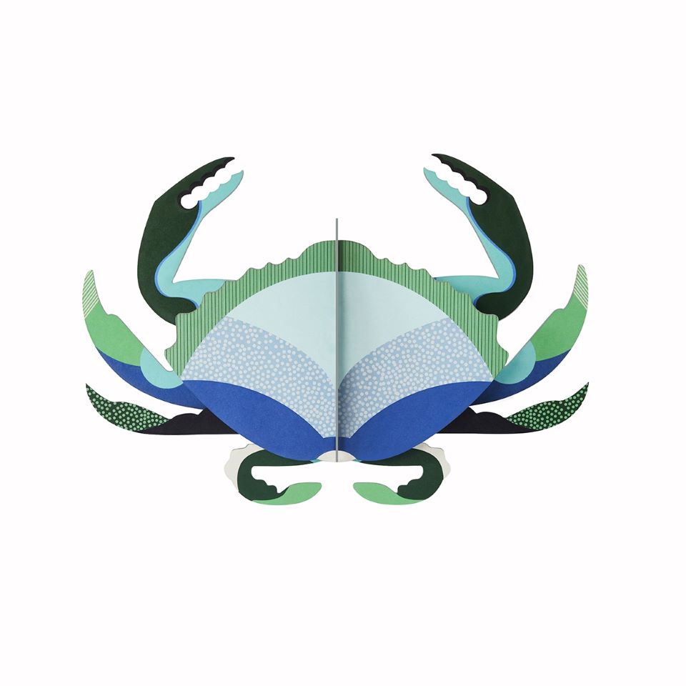 Sea Creatures-Aquamarine Crab