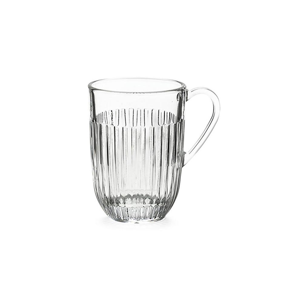 Glass tea / coffee mug, large.