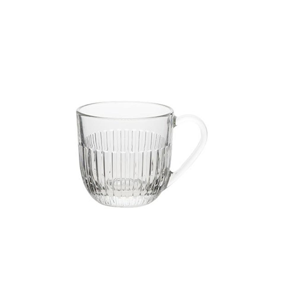 Glass tea / coffee mug, medium.