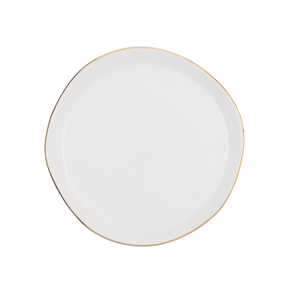 Good Morning Plates white
