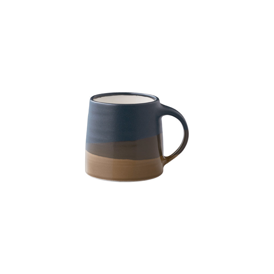 SCS (Slow Coffee Style) S03 black / brown porcelain coffee mug.